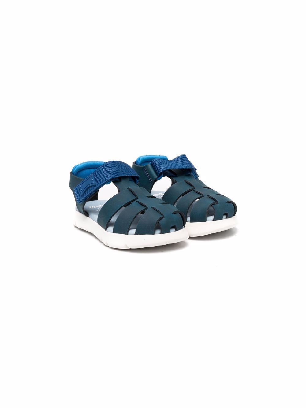 Camper Kids cut-out touch-strap sandals - Blue von Camper Kids