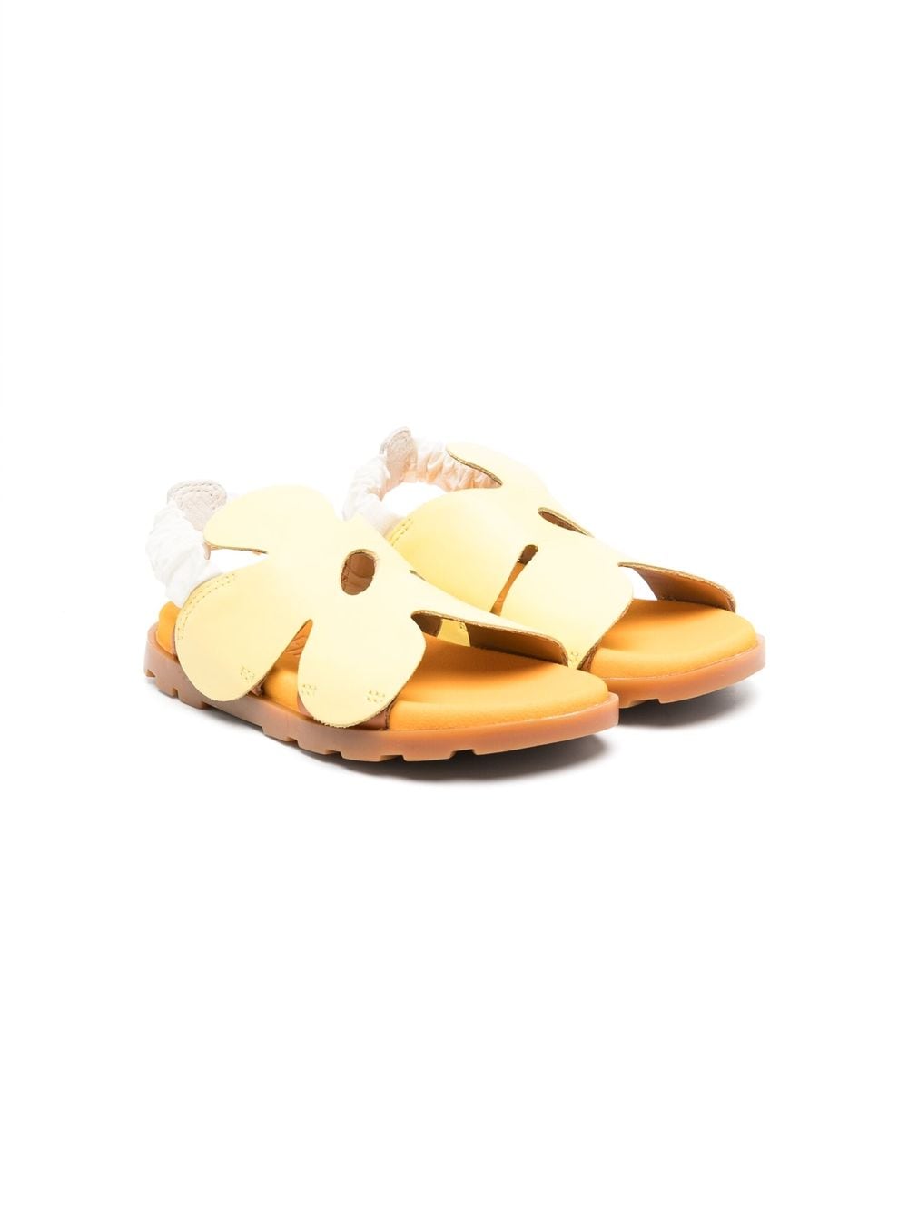 Camper Kids floral-motif open-toe sandals - Yellow von Camper Kids