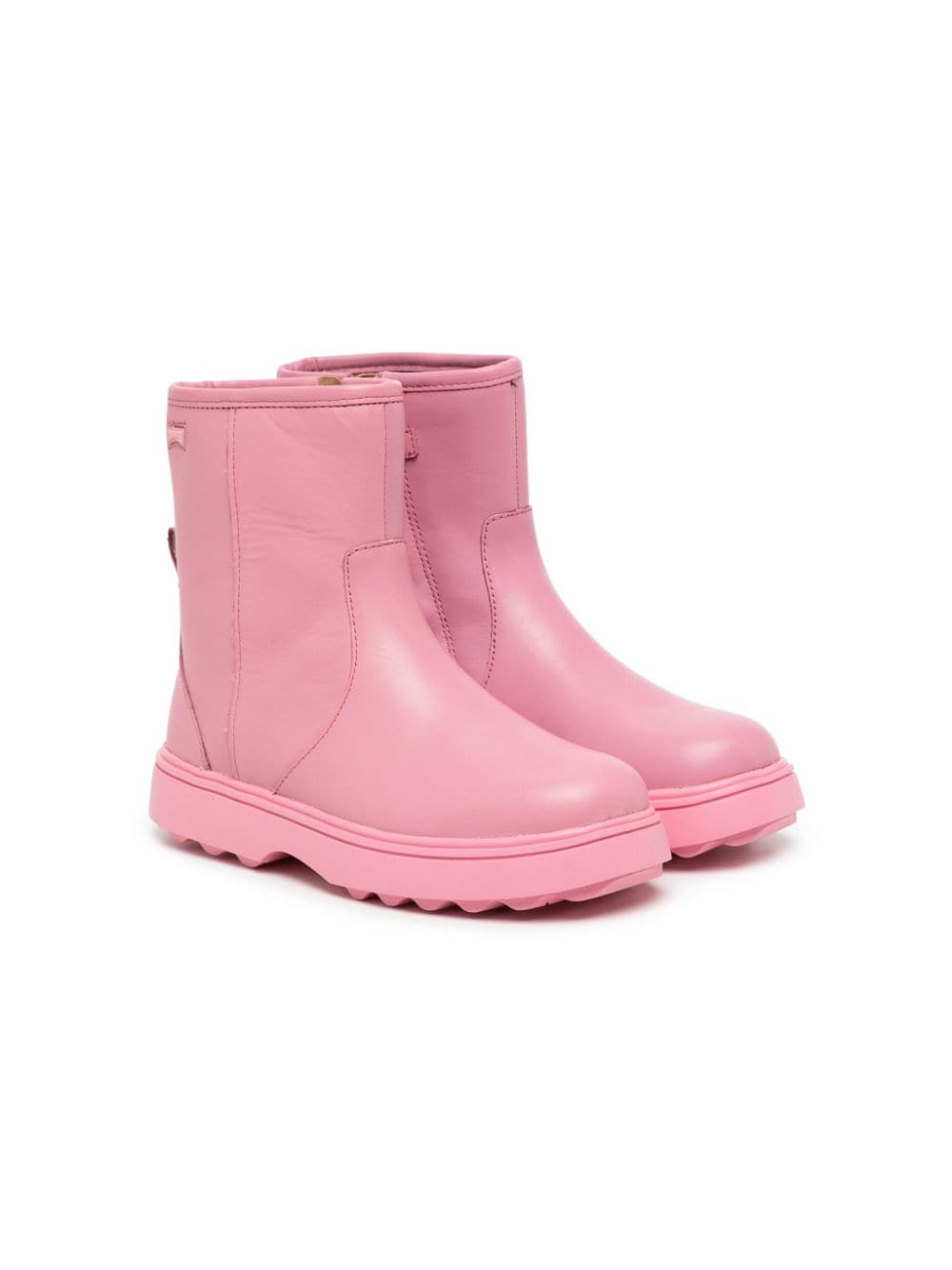 Camper Kids round-toe leather boots - Pink von Camper Kids