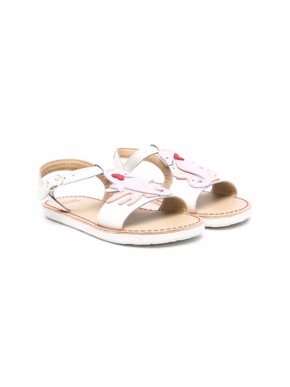 Camper Kids seahorse motif sandals - White von Camper Kids