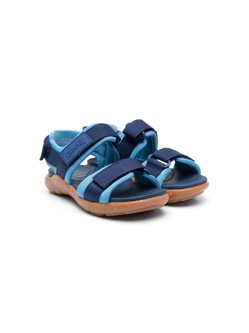 Camper Kids side touch-strap fastening sandals - Blue von Camper Kids
