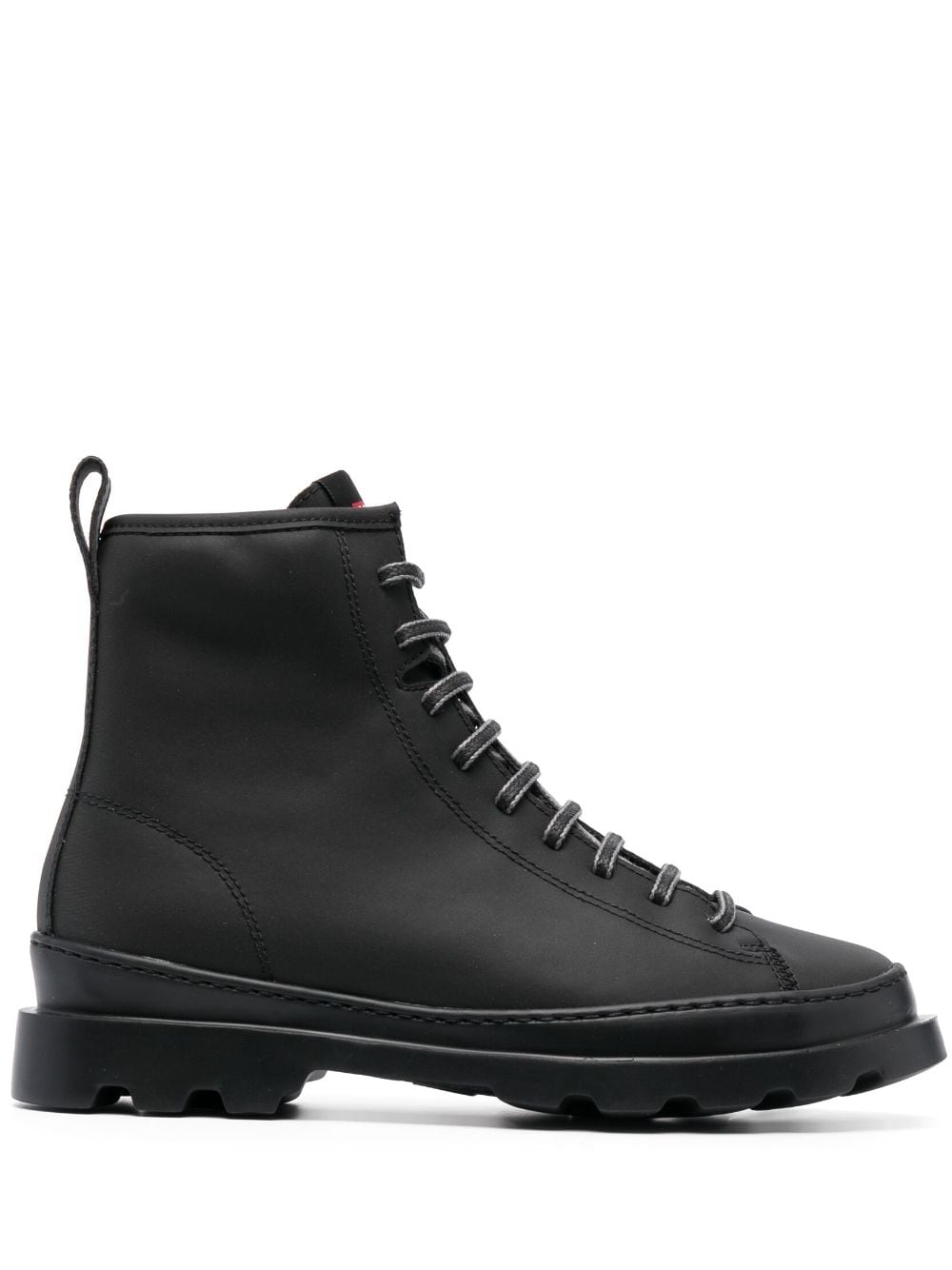 Camper Brutus lace-up leather boots - Black von Camper