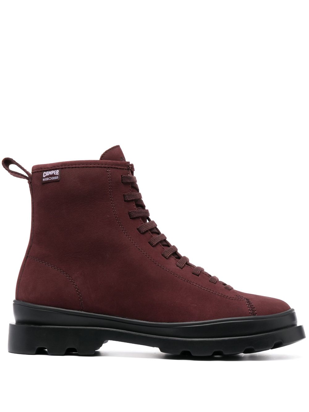 Camper Brutus suede lace-up boots - Red von Camper