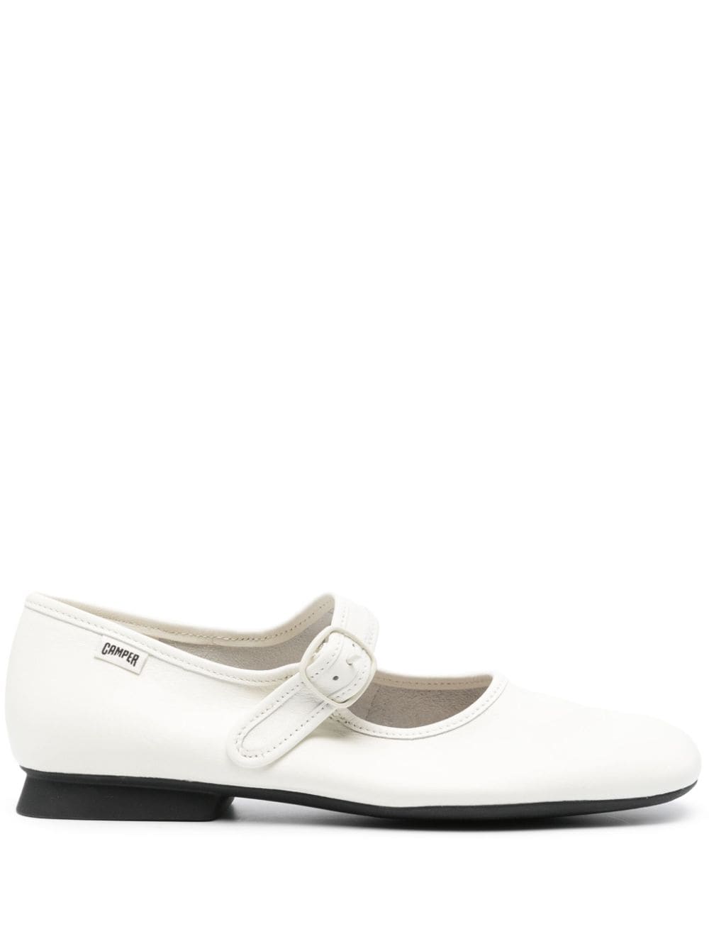 Camper Casi Myra leather ballerina shoes - Neutrals von Camper