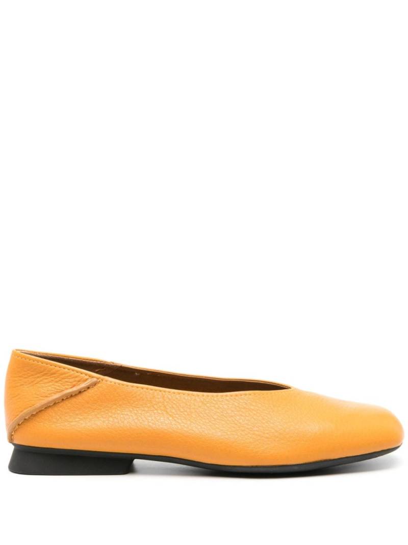 Camper Casi Myra leather ballerina shoes - Orange von Camper