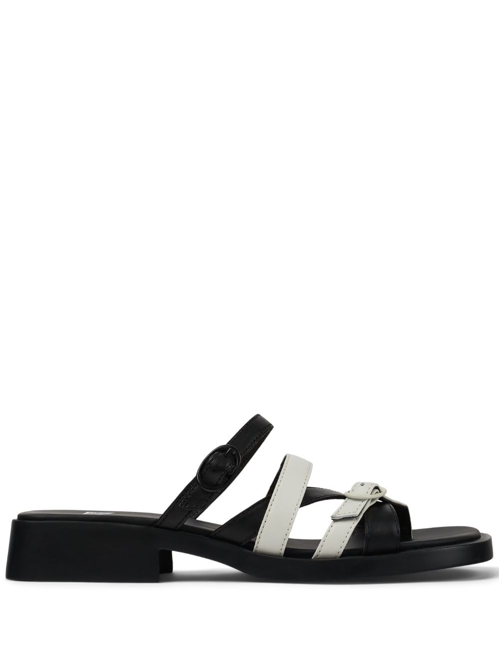 Camper Dana Twins leather open-toe sandals - Black von Camper