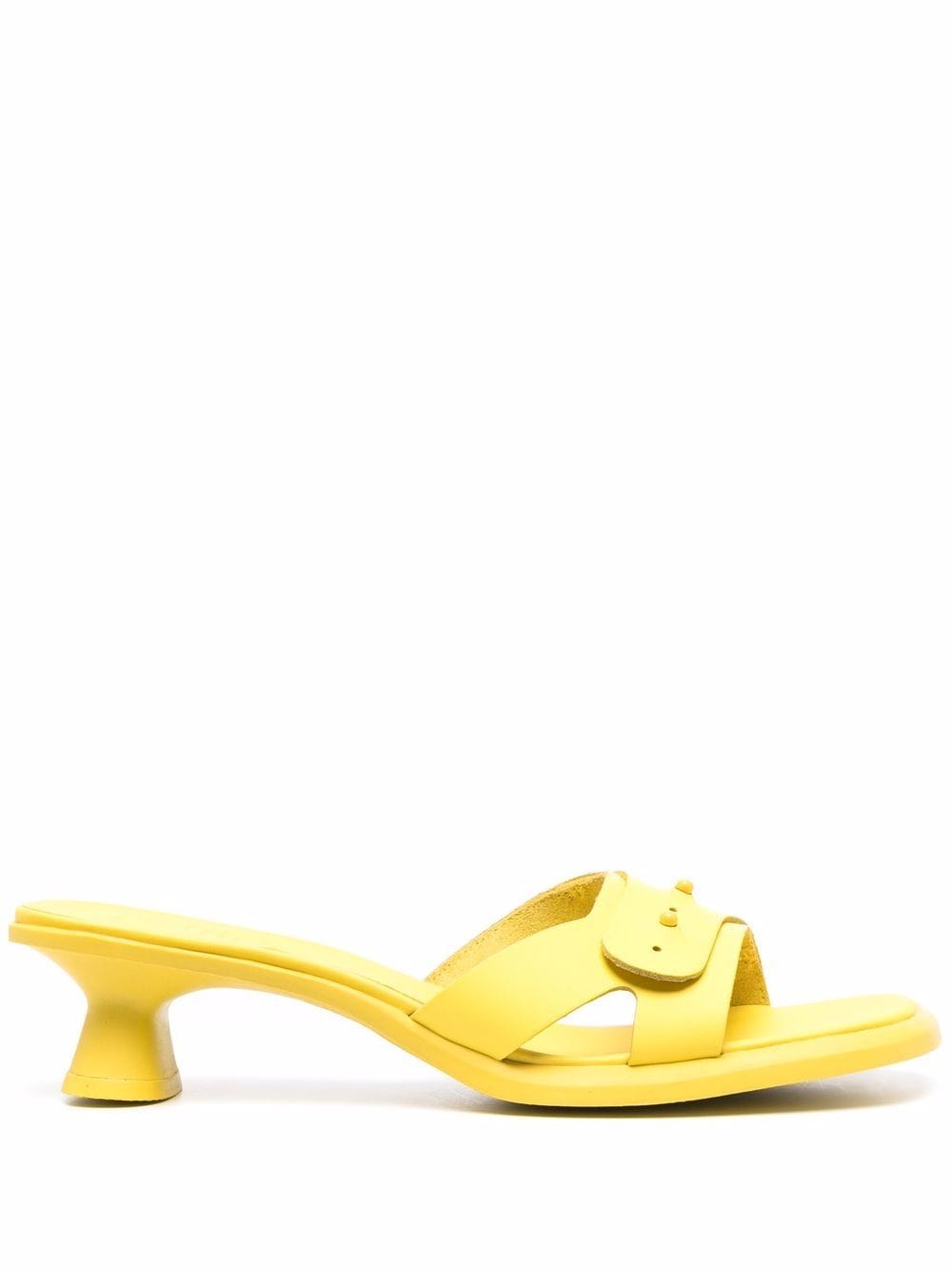 Camper Dina low-heel leather sandals - Yellow von Camper