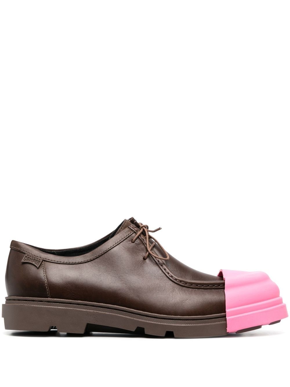 Camper Junction panelled lace-up shoes - Brown von Camper