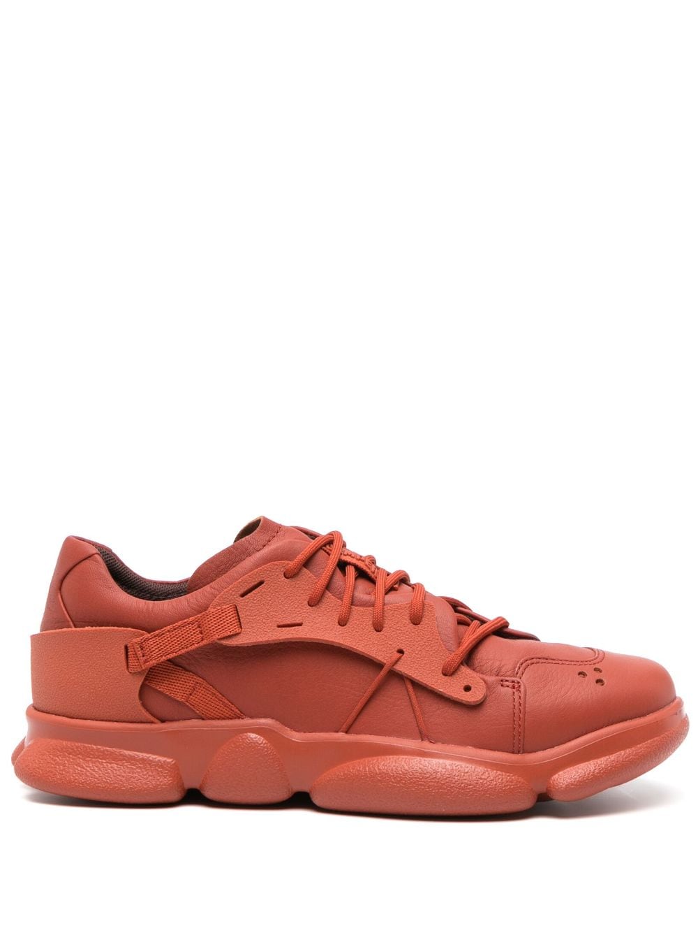 Camper Karst layered low-top sneakers - Orange von Camper