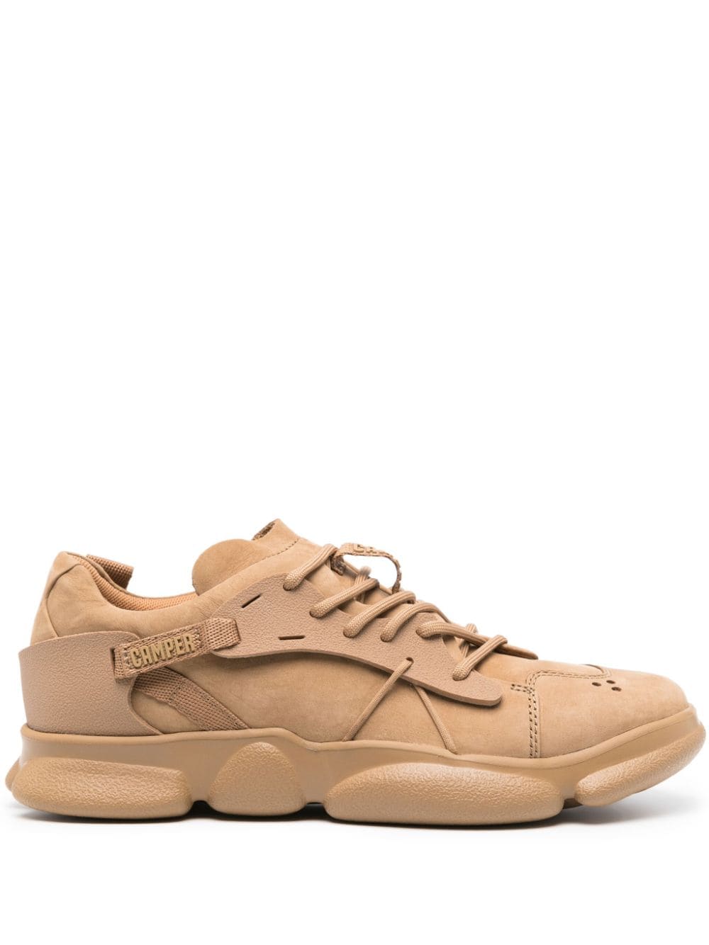 Camper Karst panelled leather sneakers - Brown von Camper