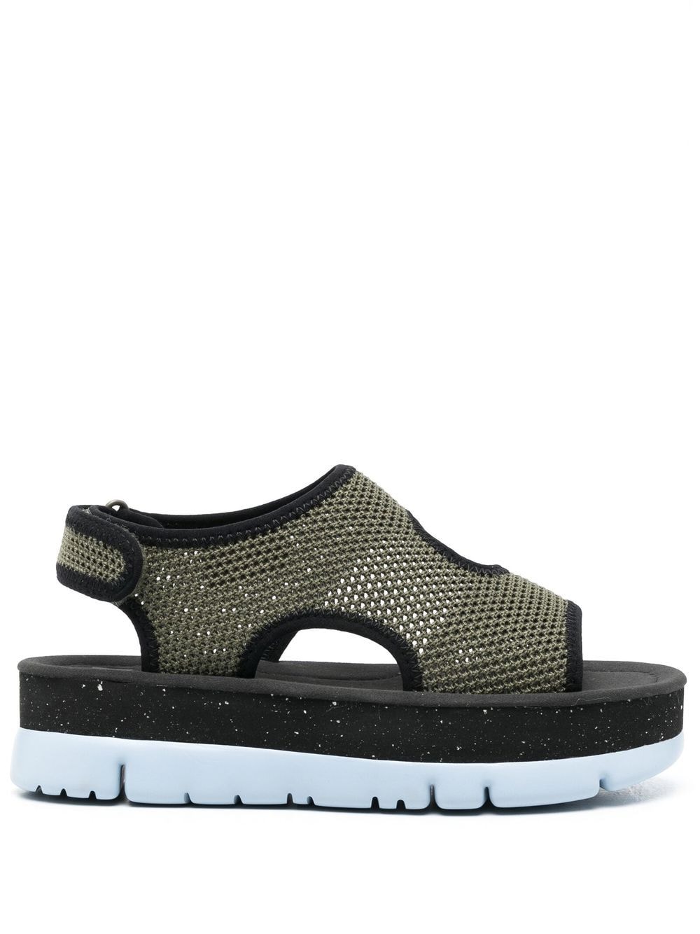 Camper Oruga Up platform sandals - Green von Camper