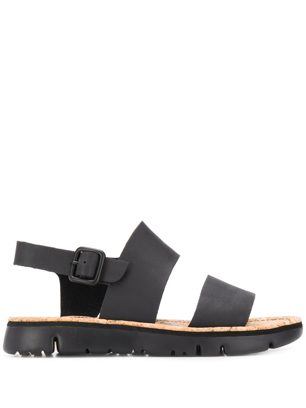 Camper Oruga slingback leather sandals - Black von Camper