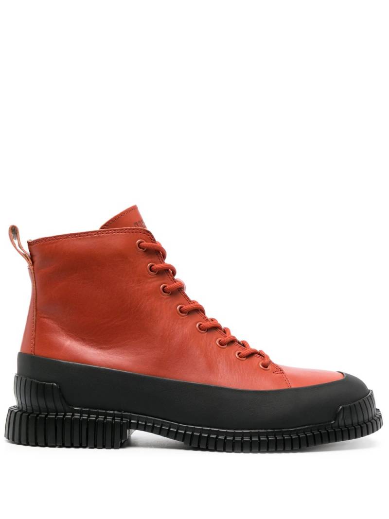 Camper Pix leather ankle boots - Red von Camper