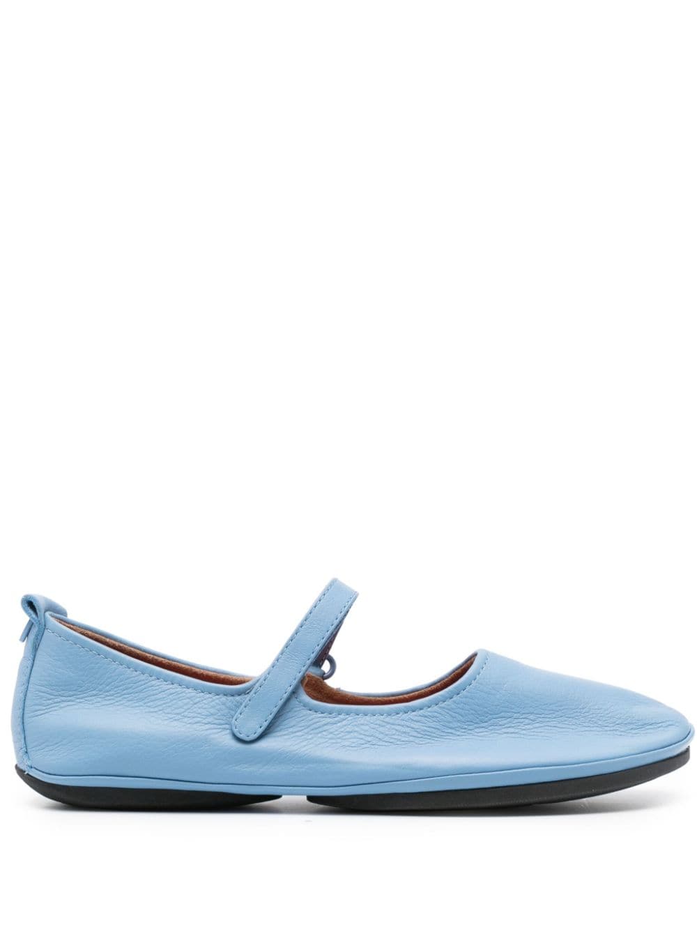 Camper Right Nina leather ballerina shoes - Blue von Camper