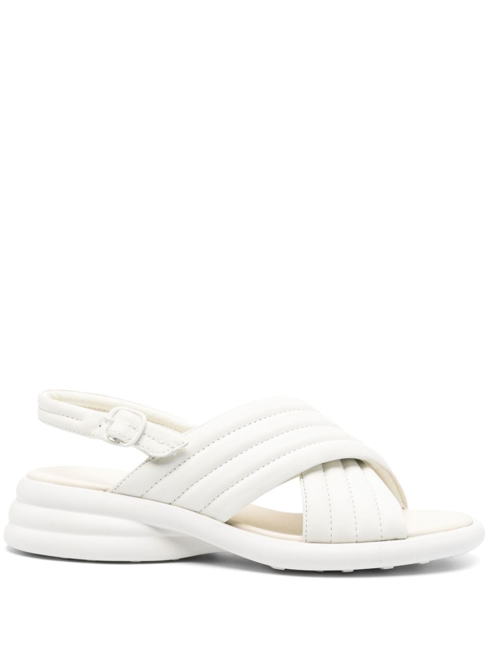 Camper Spiro padded leather sandals - White von Camper