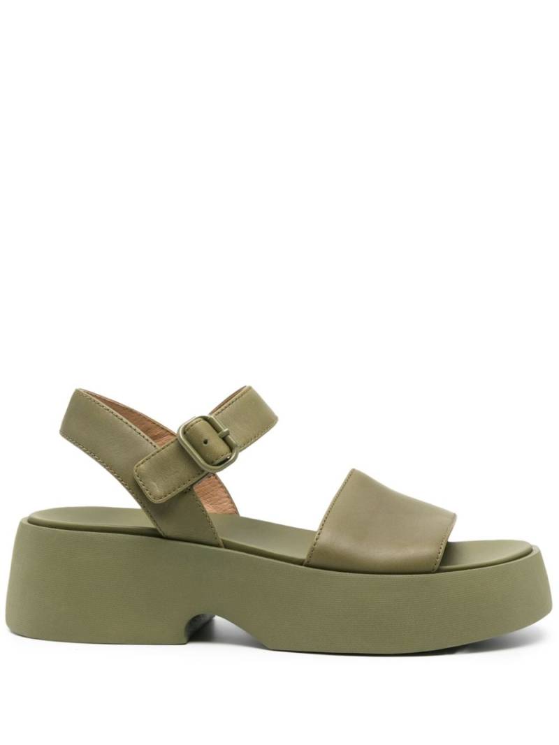 Camper Tasha 55mm leather sandals - Green von Camper