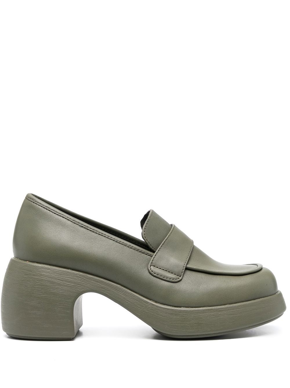 Camper Thelma 75mm leather loafers - Green von Camper