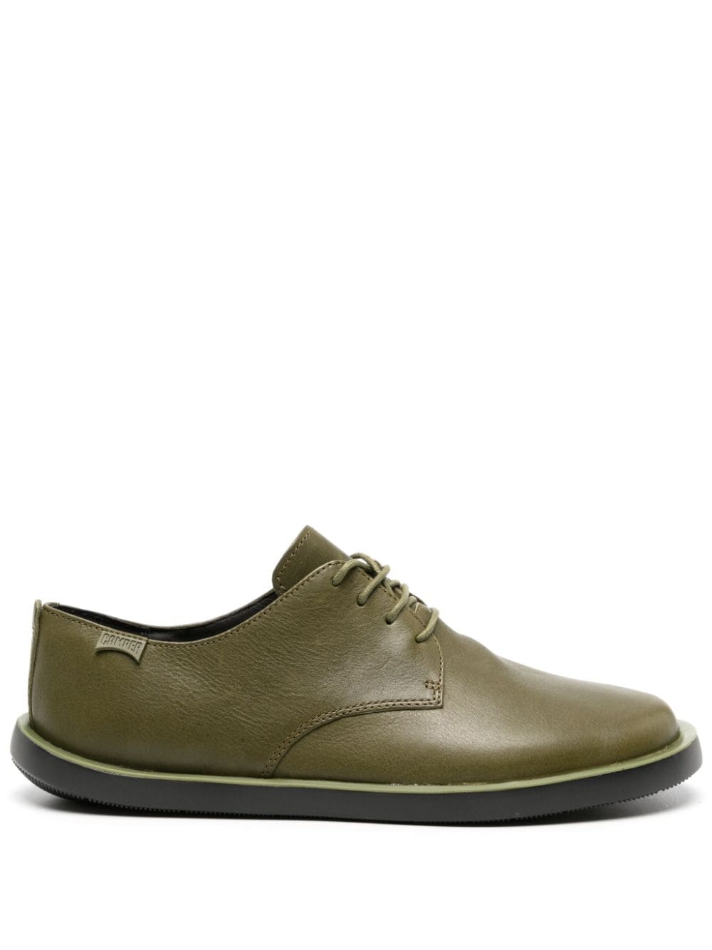 Camper Wagon lace-up leather shoes - Green von Camper