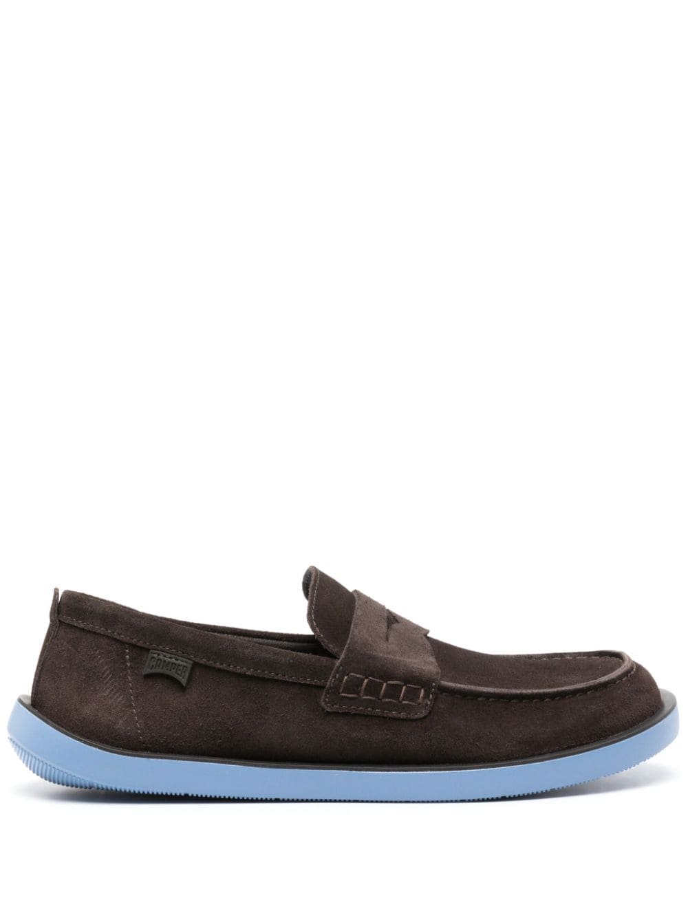 Camper Wagon penny-slot suede loafers - Brown von Camper