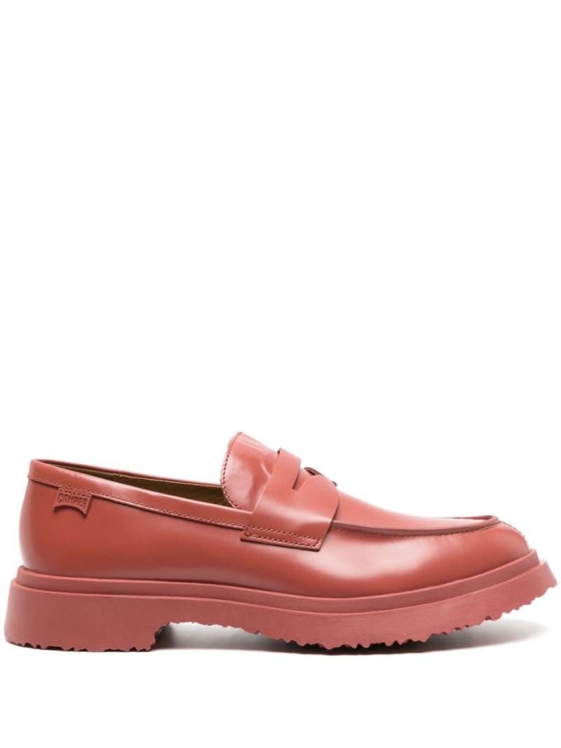 Camper Walden penny-slot leather loafers - Red von Camper