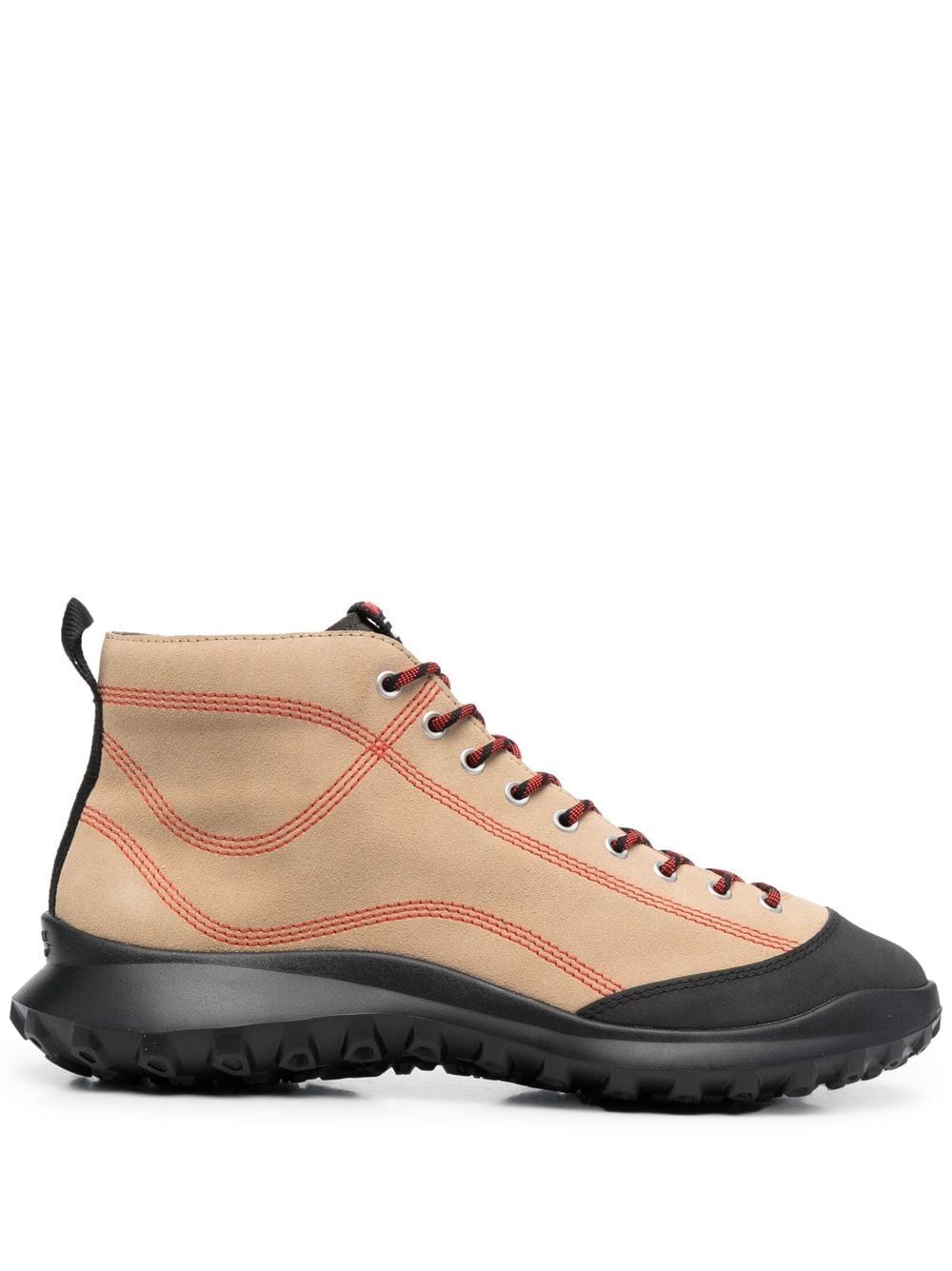Camper ankle lace-up panelled boots - Neutrals von Camper
