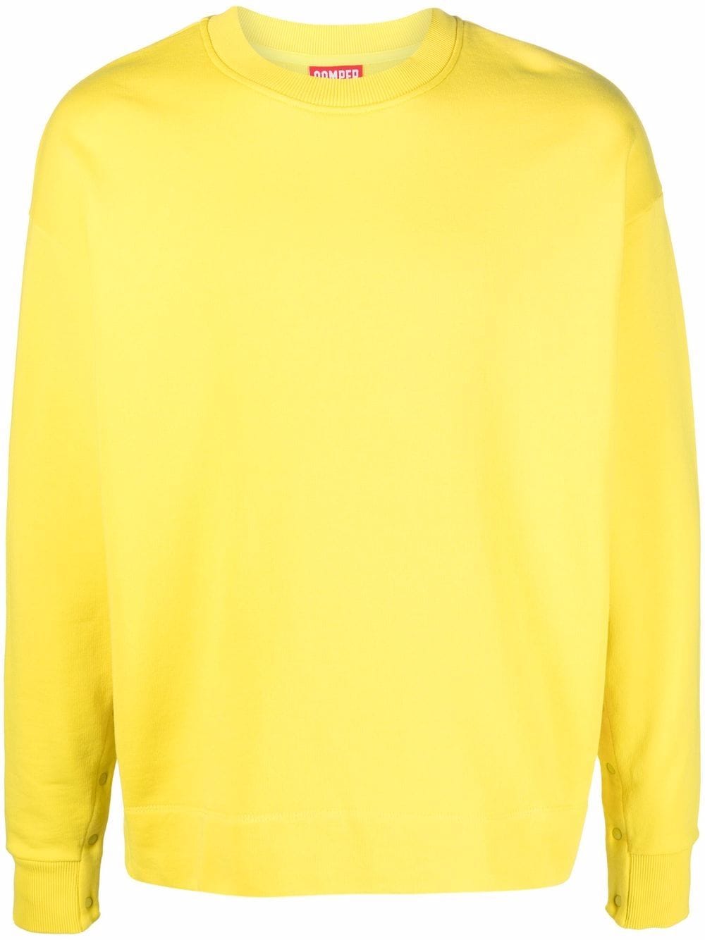 Camper crew-neck organic cotton sweatshirt - Yellow von Camper