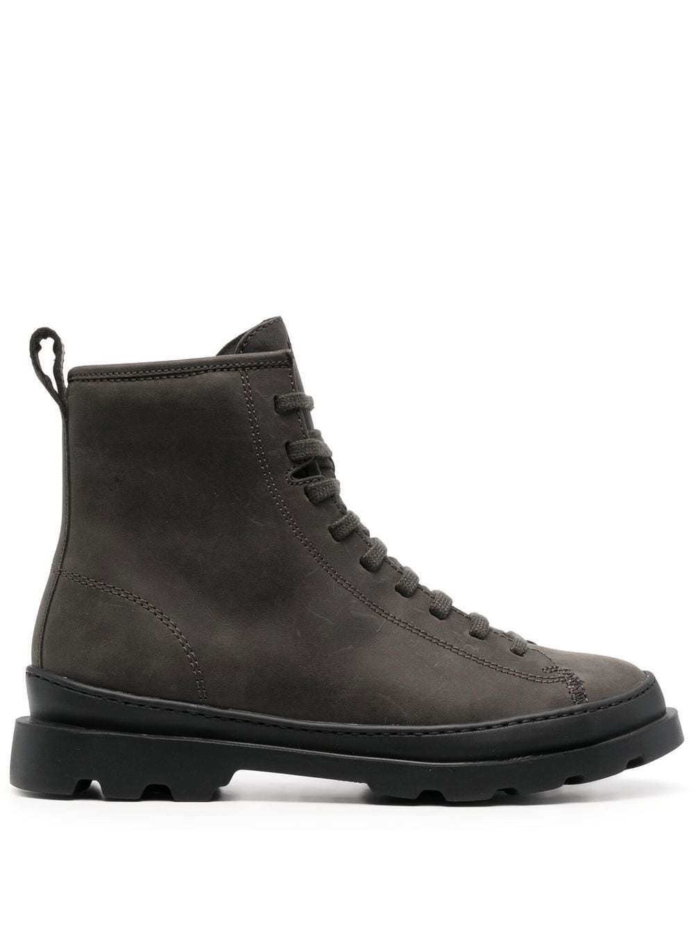 Camper lace-up leather boots - Grey von Camper