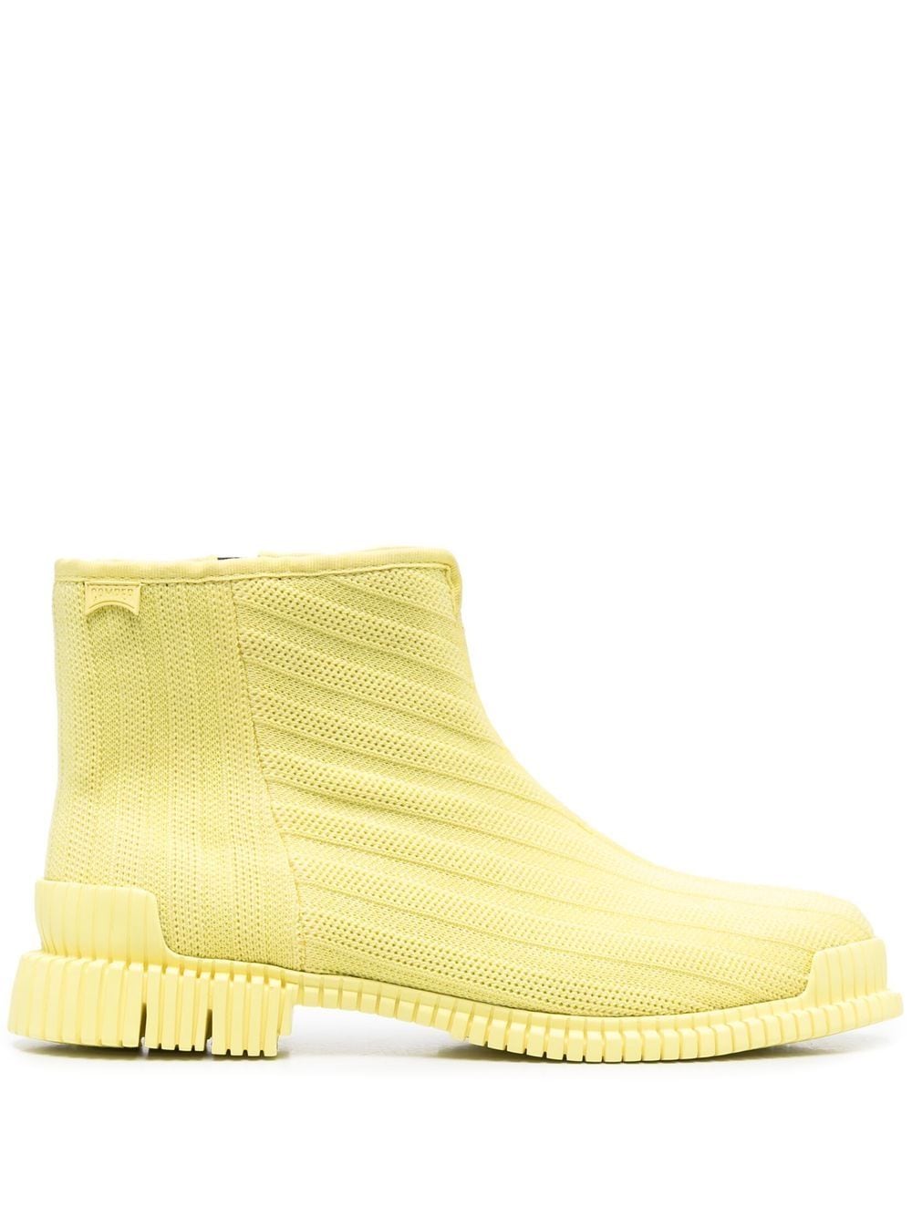 Camper ribbed-knit ankle boots - Yellow von Camper
