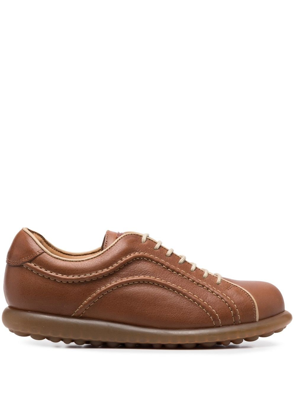 Camper ribbed lace-up shoes - Brown von Camper