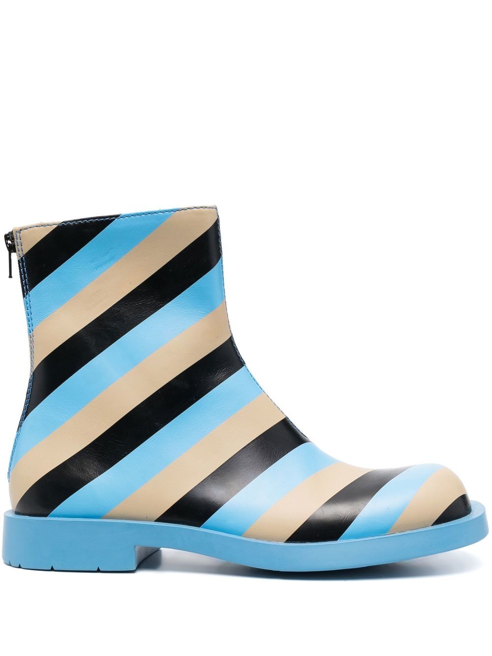 Camper striped ankle boots - Blue von Camper