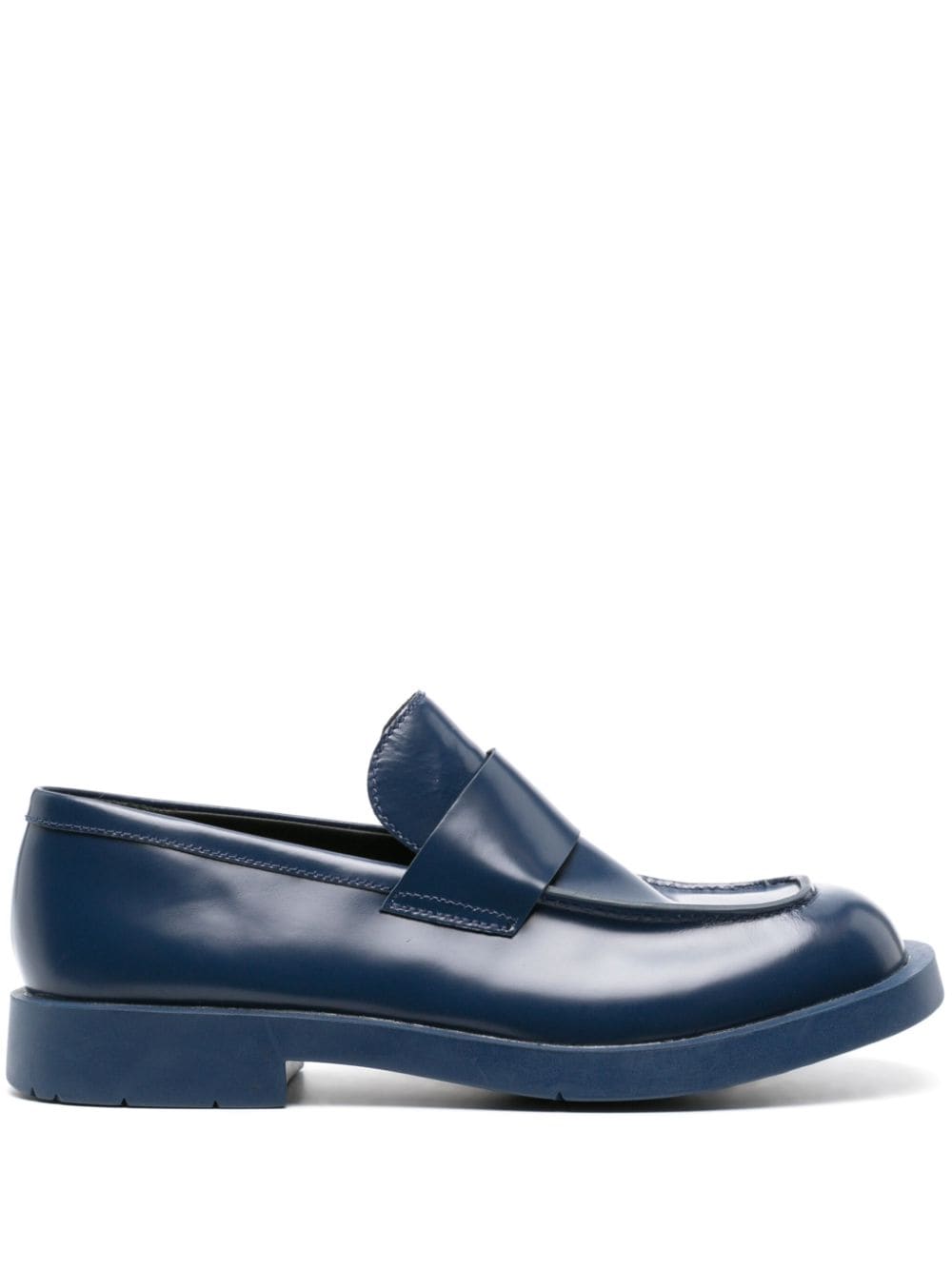 CamperLab Mil 1978 polished leather loafers - Blue von CamperLab