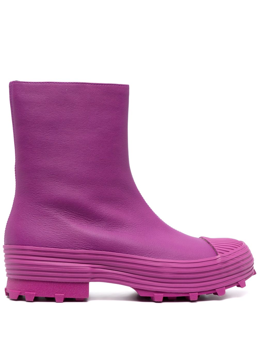 CamperLab Traktori leather ankle boots - Purple von CamperLab