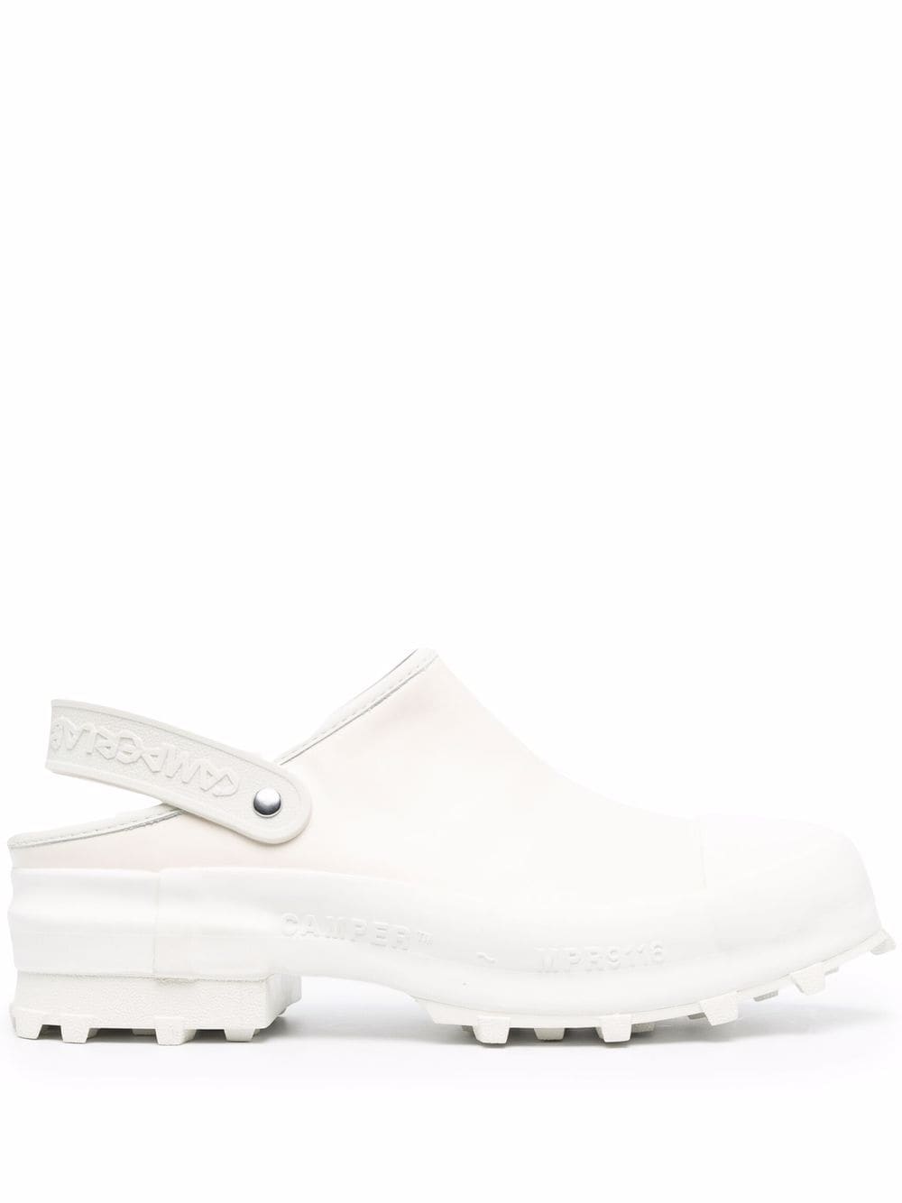 CamperLab Traktori leather clogs - White von CamperLab