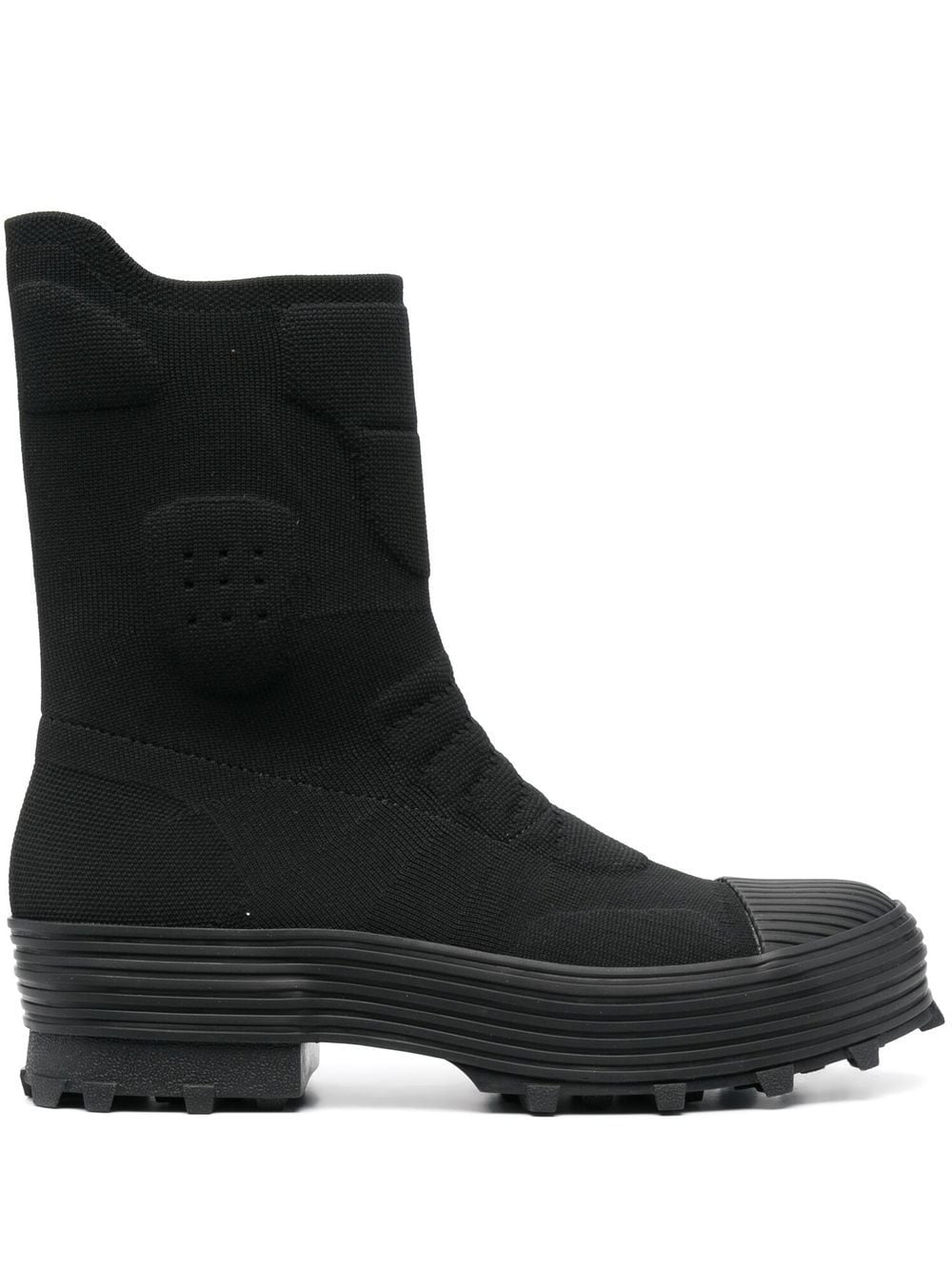 CamperLab Traktori padded-detail boots - Black von CamperLab