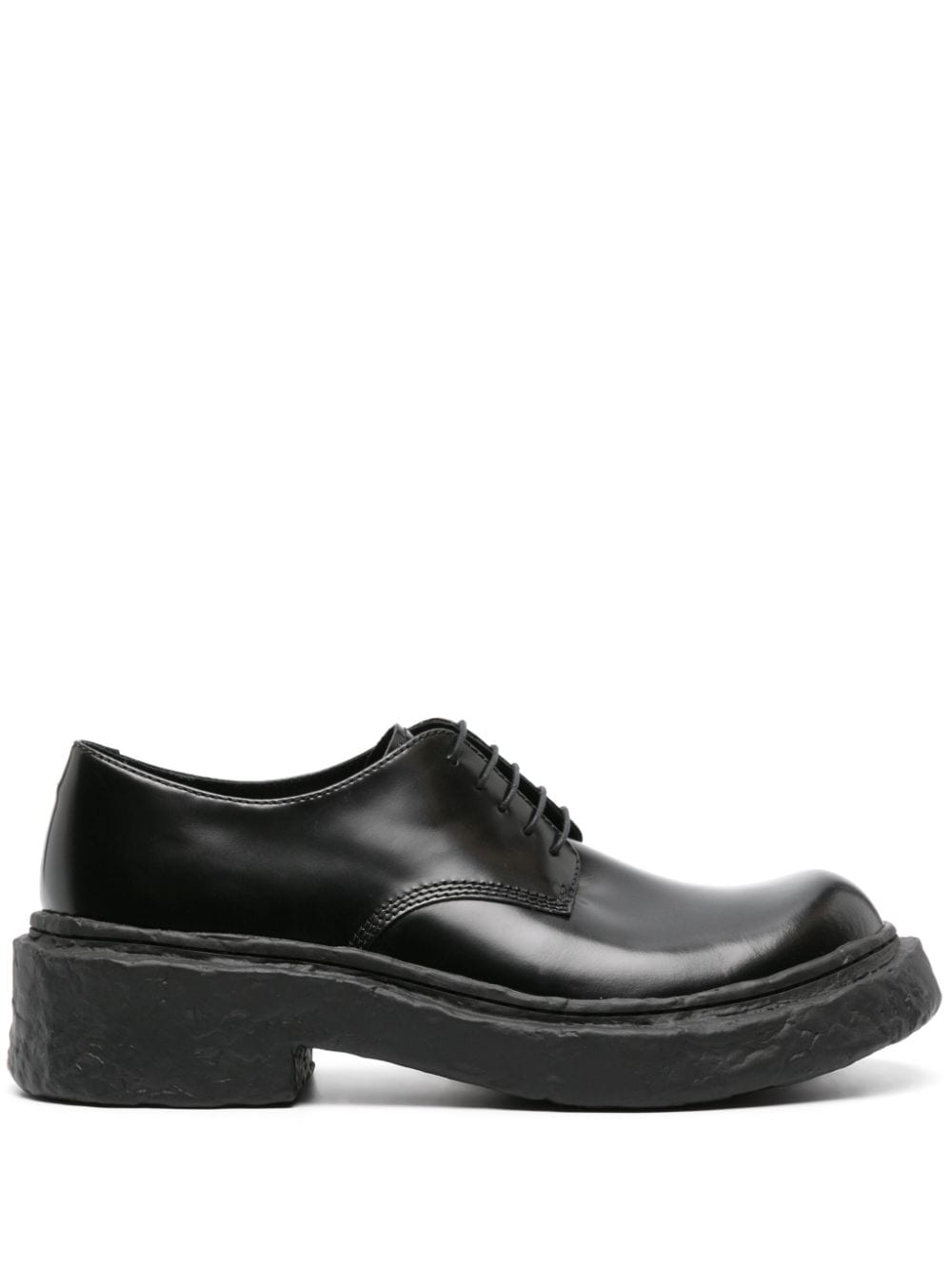 CamperLab Vámonos leather derby shoes - Black von CamperLab