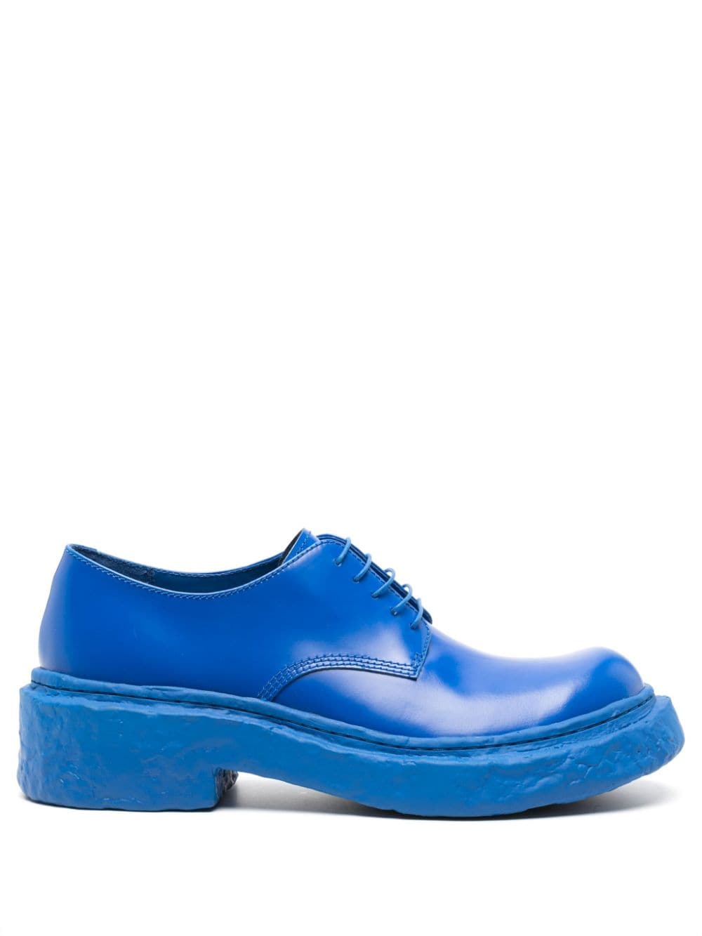 CamperLab Vamonos tonal leather derby shoes - Blue von CamperLab