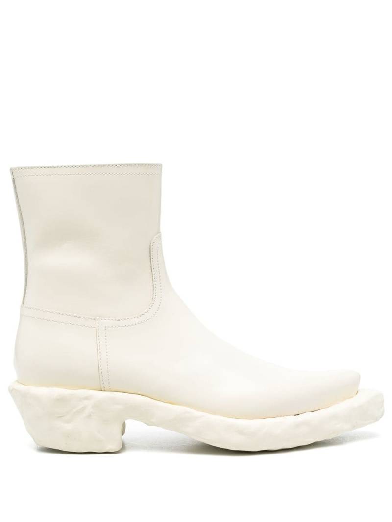 CamperLab Venga leather ankle boots - Neutrals von CamperLab