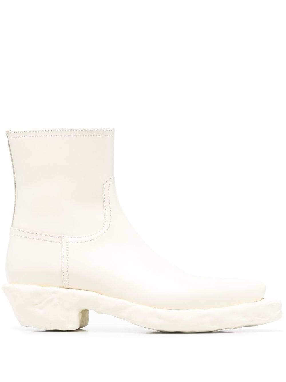 CamperLab Venga leather ankle boots - White von CamperLab