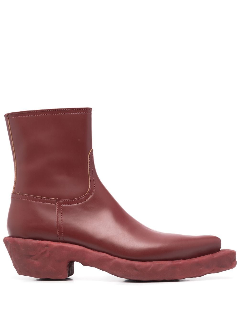 CamperLab Venga leather boots - Red von CamperLab