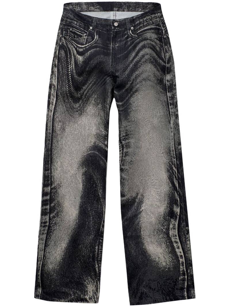 CamperLab abstract-pattern jeans - Grey von CamperLab