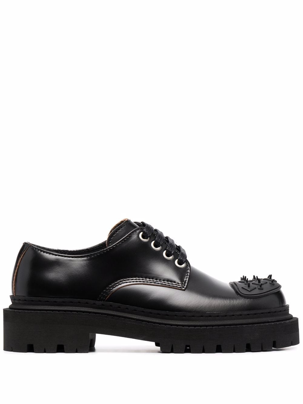 CamperLab eki spike-studded leather shoes - Black von CamperLab