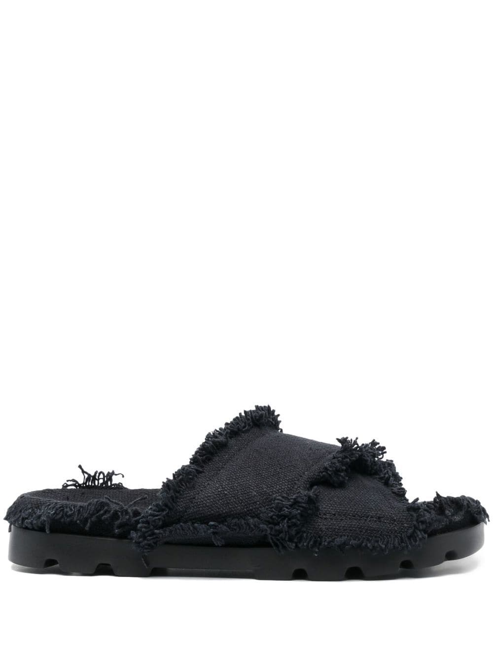 CamperLab frayed-strap sandals - Black von CamperLab