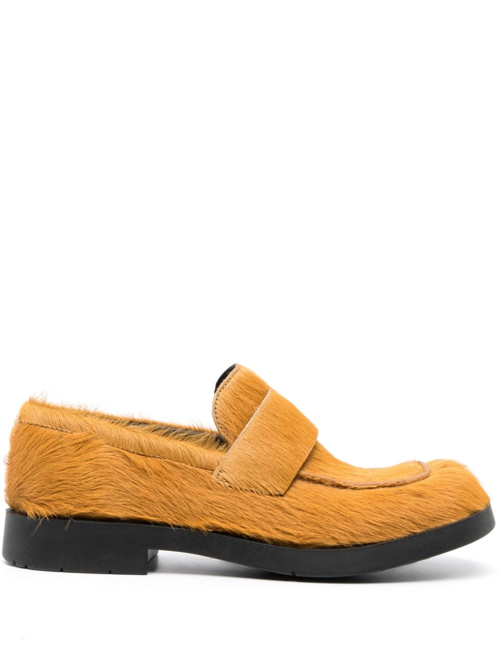 CamperLab square-toe textured loafers - Brown von CamperLab