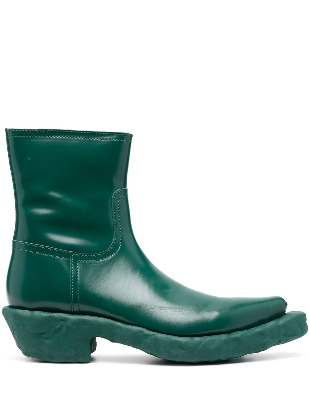 CamperLab 55mm textured-sole boots - Green von CamperLab