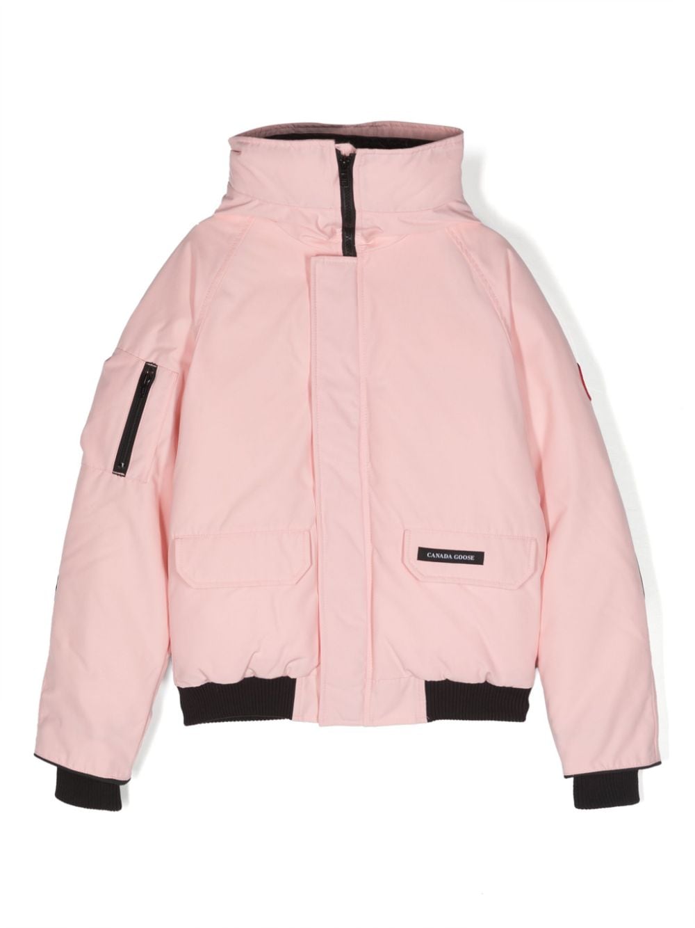 Canada Goose Kids logo-patch padded jacket - Pink von Canada Goose Kids