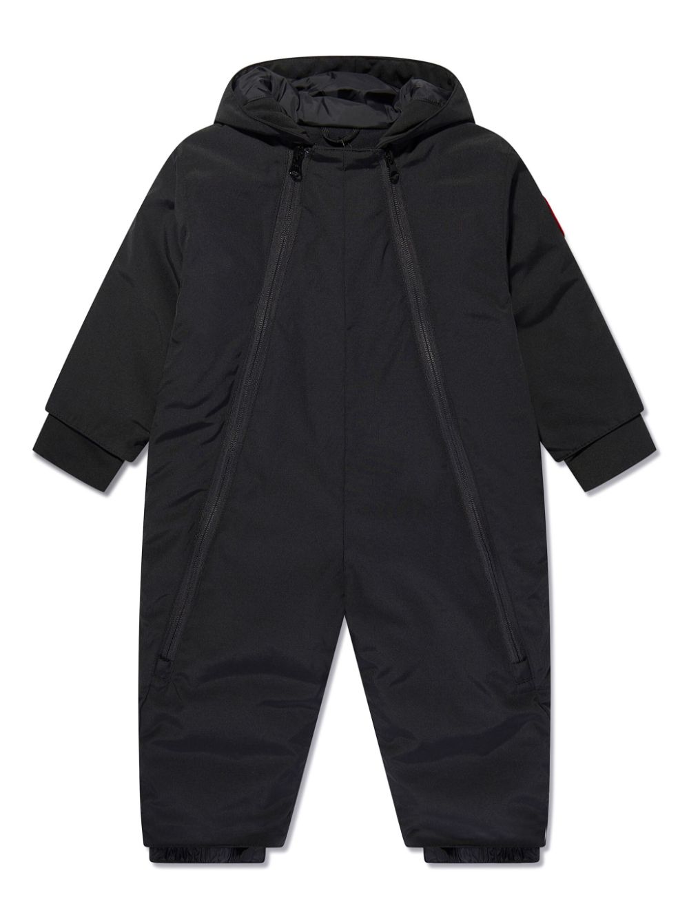 Canada Goose Kids logo-patch padded snowsuit - Black von Canada Goose Kids