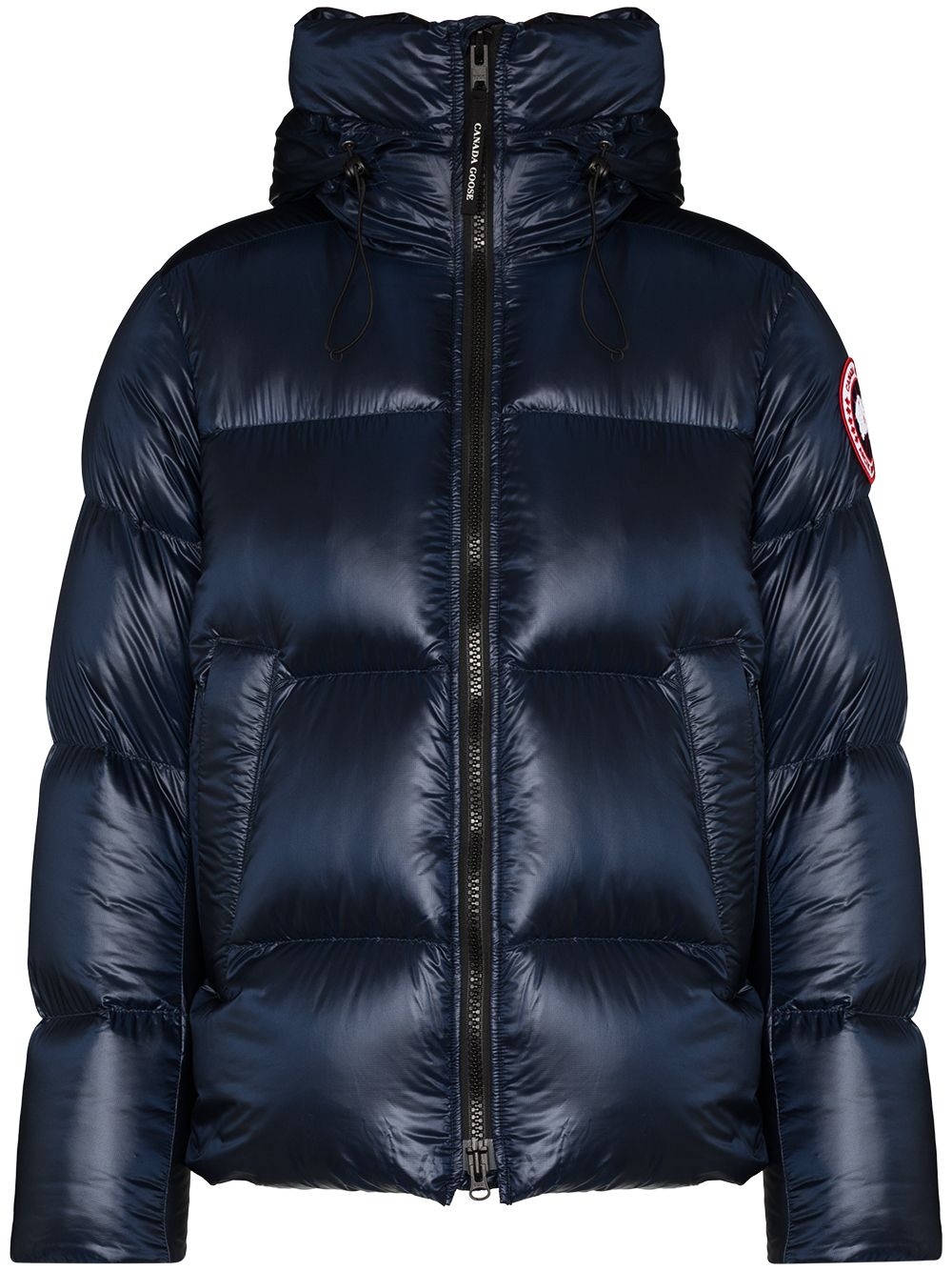 Canada Goose Crofton logo-patch padded jacket - Blue von Canada Goose