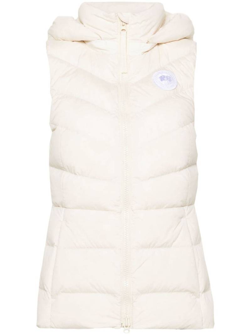 Canada Goose Clair hooded puffer gilet - Neutrals von Canada Goose