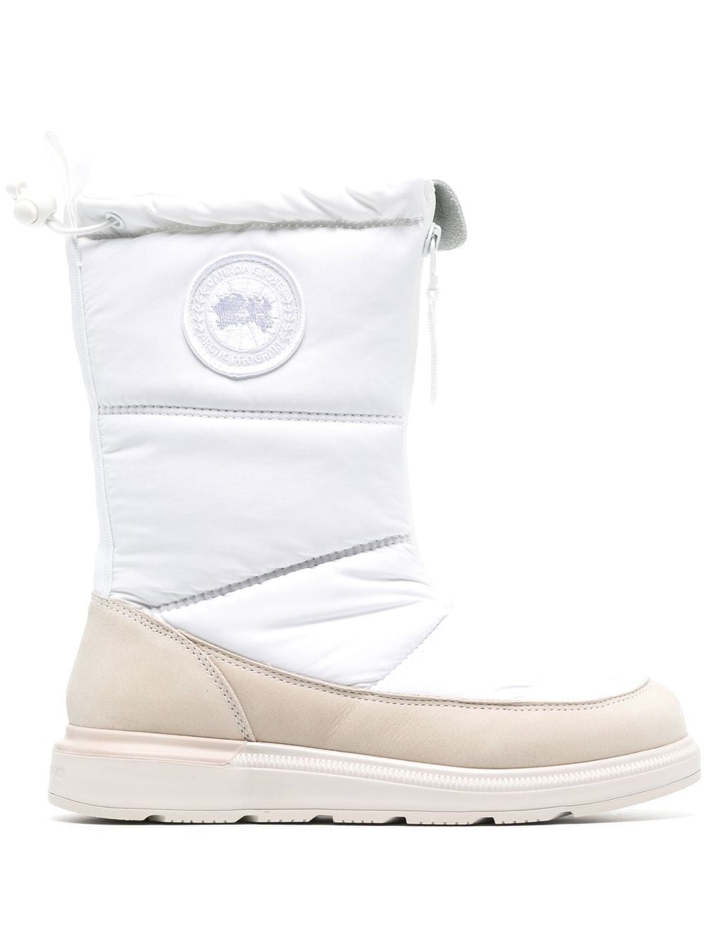 Canada Goose Cypress fold-down puffer boots - White von Canada Goose