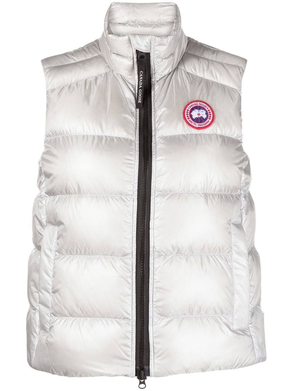 Canada Goose Cypress logo-patch padded gilet - Grey von Canada Goose